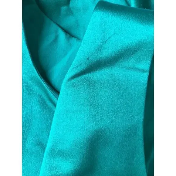 Cynthia Rowley Emerald Dress Sleeveless Cutout Mini Fit & Flare A-Line Green 6